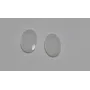 Cristal para cabujón 10,5*8,1mm Blanco opal /Cuentas de  Cristal 
