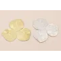 Flor Plata y Oro 55mm diámetro / Cuentas y Lentejuelas