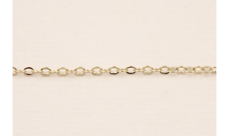 Cadena eslabón 1,5mm Baño Oro 18K-3 micras / Cadenas de Baño Oro 3 Micras 18K