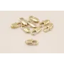 Mosquetón 8*3,2mm longitud Baño Oro 18K y 3 micras / Cierres de Baño Oro 3 Micras 18K