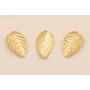 Pétalo 14*8mm Baño Oro 18K 3Micras / Cuentas Metálicas de Baño Oro 3 Micras 18K