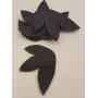 Tulipán Metacrilato 52*41mm Marrón /Cuentas de  Plástico / Resina 