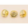 Pieza Resina Irregular 30*30*22 Oro /Cuentas de  Plástico / Resina 