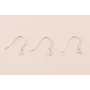GANCHO HIPPIE PLATA LEY / Base Pendientes 