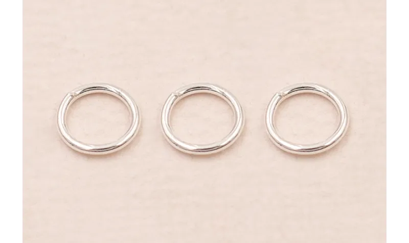 Anilla soldada 6,5mm PLATA / Arandelas de Plata 925