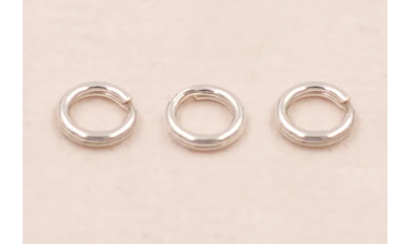 Anilla doble 5mm diámetro / Arandelas de Plata 925