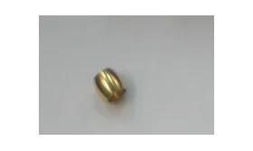 Tonel dorado agüjeo 5mm / Cuentas Metálicas de Latón / Zamak