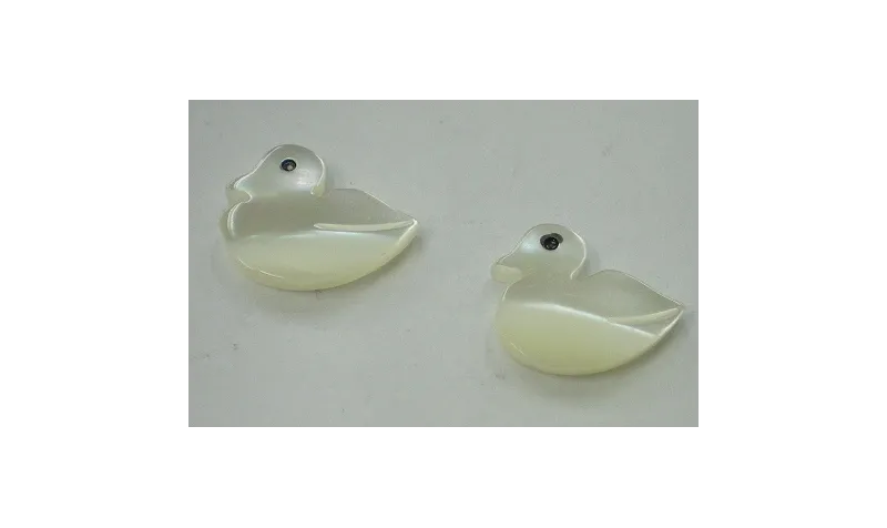 pato 15*12 nacar /Cuentas de  Nacar 