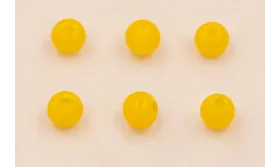 Bola Cristal 4mm color Amarillo /Cuentas de  Cristal 