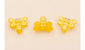 Abeja Cristal 16*15*6mm /Cuentas de  Cristal 