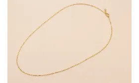 Cadena Completa con cierre 43cms Acero eslabon 1mm / Cadenas de Acero Inoxidable