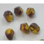 Pieza Irregular facetada vetas 10*8mm /Cuentas de  Cristal 