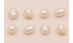 Perla ovalada 7*5mm /Cuentas de  Perlas 