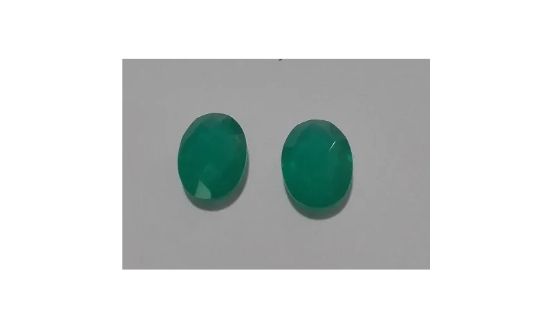 Cristal para cabujón 10,5*8,1mm Verde opal /Cuentas de  Cristal 