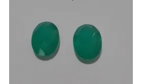 Cristal para cabujón 10,5*8,1mm Verde opal /Cuentas de  Cristal 