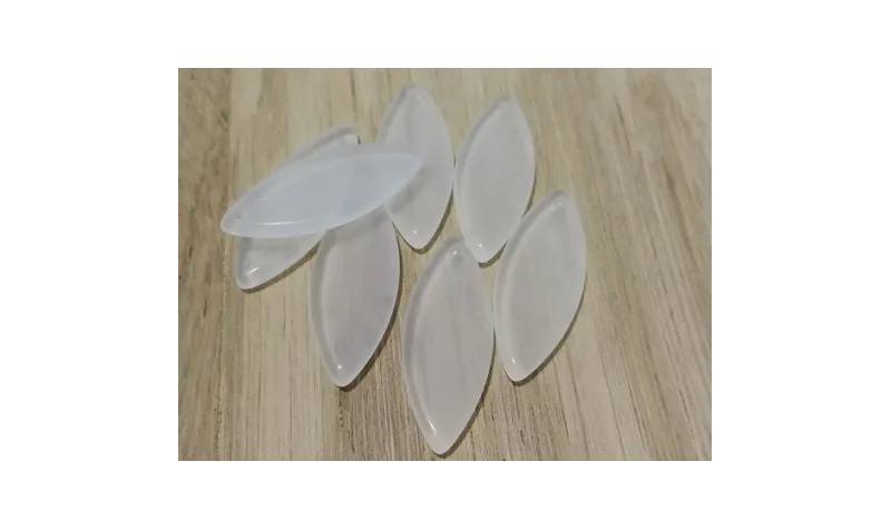 Ovalo Cristal africano 12*30 mm Transparente Opal /Cuentas de  Cristal 