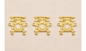 Pieza Barandilla Donosti  Oro 18K 3Micras / Cuentas Metálicas de Baño Oro 3 Micras 18K