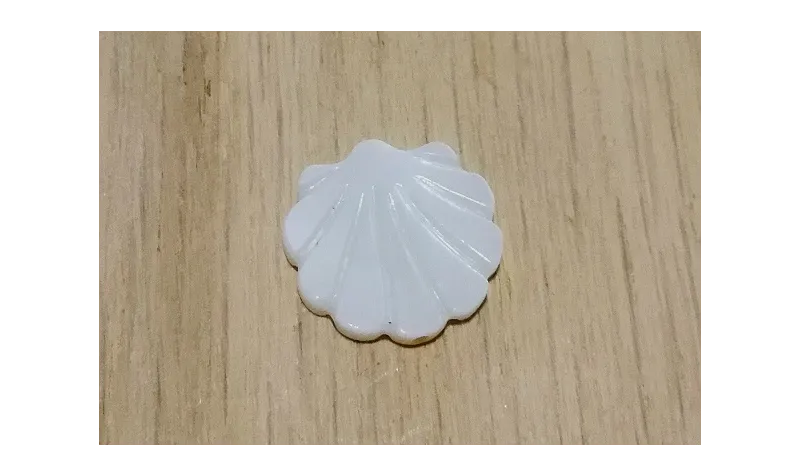 Concha plana Nacar 15*15mm /Cuentas de  Nacar 