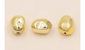 Pieza Resina Irregular 22*12*12 Oro /Cuentas de  Plástico / Resina 