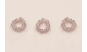 aro de 9  Piedras Cuarzo morado de 2mm / Semipreciosas de 