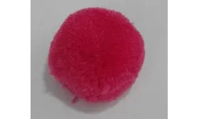 Borla 20mm Coral /Cuentas de  Tela 