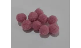 Bolita fiertro 8mm Morado /Cuentas de  Tela 