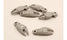 Pata Cangrejo 37*14mm Visón / Cuentas Metálicas de Latón / Zamak