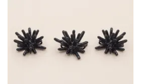 Colgante estrella coral 12*8mm esmalte Azul oscuro / Cuentas Metálicas de Latón / Zamak