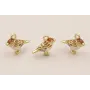 ColgantePájaro 15*17 Esmalte Rosa, Lila y Marrón / Cuentas Metálicas de Latón / Zamak