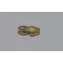 escarabajo 2 anillas 20mm oro mate / Cuentas Metálicas de Latón / Zamak