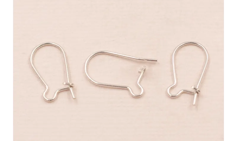 PENDIENTE PLATA LEY HIPPIE SENCILLO / Base Pendientes 