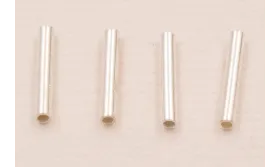 Tubo Plata 925 10*1,3mm interior de 1mm / Cuentas Metálicas de Plata 925