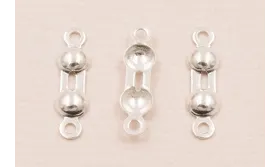 Tapaudos Plata 925 13*4mm / Terminales de Plata 925