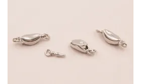 Cierre Clip Plata 925 12*4mm / Cierres de Plata 925