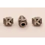 LETRA K 10*8mm / Cuentas Metálicas de Latón / Zamak