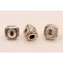 LETRA O 10*8mm / Cuentas Metálicas de Latón / Zamak
