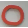 Marco ovalado naranja /Cuentas de  Plástico / Resina