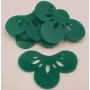 Flor Metacrilato 50*33 Verde /Cuentas de  Plástico / Resina
