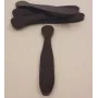 Pivote Metacrilato 54*9mm Marrón /Cuentas de  Plástico / Resina