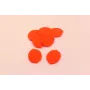 Naranja Metacrilato 35*25mm  /Cuentas de  Plástico / Resina 