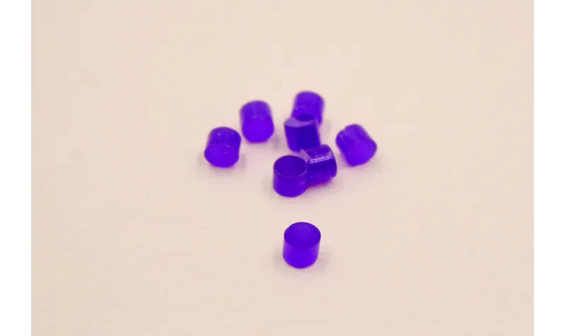 Punto Metacrilato 3mm diámetro Morado /Cuentas de  Plástico / Resina