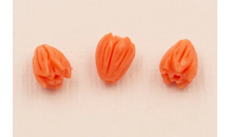 Flor Resina de Coral 8*6mm Color Coral