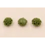 Flor Resina coral Verde 10mm Diam /Cuentas de  Plástico / Resina 