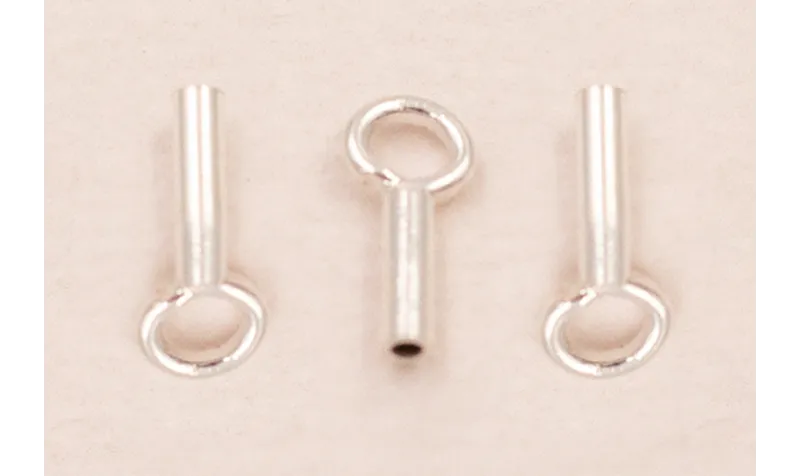 Terminal 8mm long. / Terminales de Plata 925