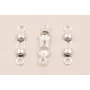 Tapaudos Plata 925 13*4mm / Terminales de Plata 925