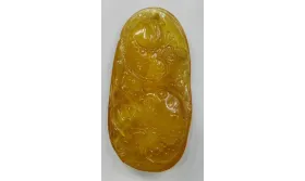 Pieza Tibet resina  tallada  80*40*20mm / Semipreciosas de 