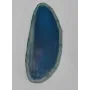 Chapa Aghata mate 7,5-9 * 4-5cms Azul / Semipreciosas de 