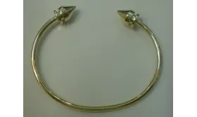 Pulsera pinchos Dorada / Bases de Pulseras de Latón / Zamak