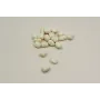 Tubo Irregular coral 9-6 *5mm Blanco / Semipreciosas de 