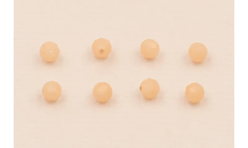 Ristra de 36cms Piedra facetada de 3mm Rosada / Semipreciosas de 